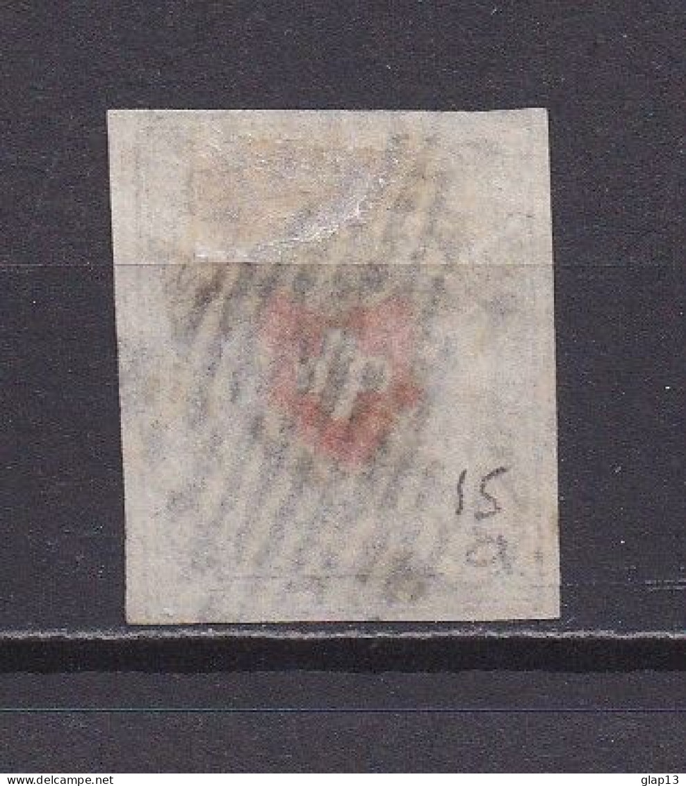 SUISSE 1850 TIMBRE N°15 OBLITERE CROIX - 1843-1852 Correos Federales Y Cantonales