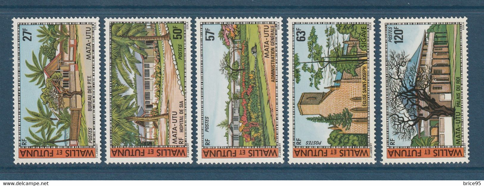 Wallis Et Futuna - YT N° 203 à 207 ** - Neuf Sans Charnière - 1977 - Unused Stamps
