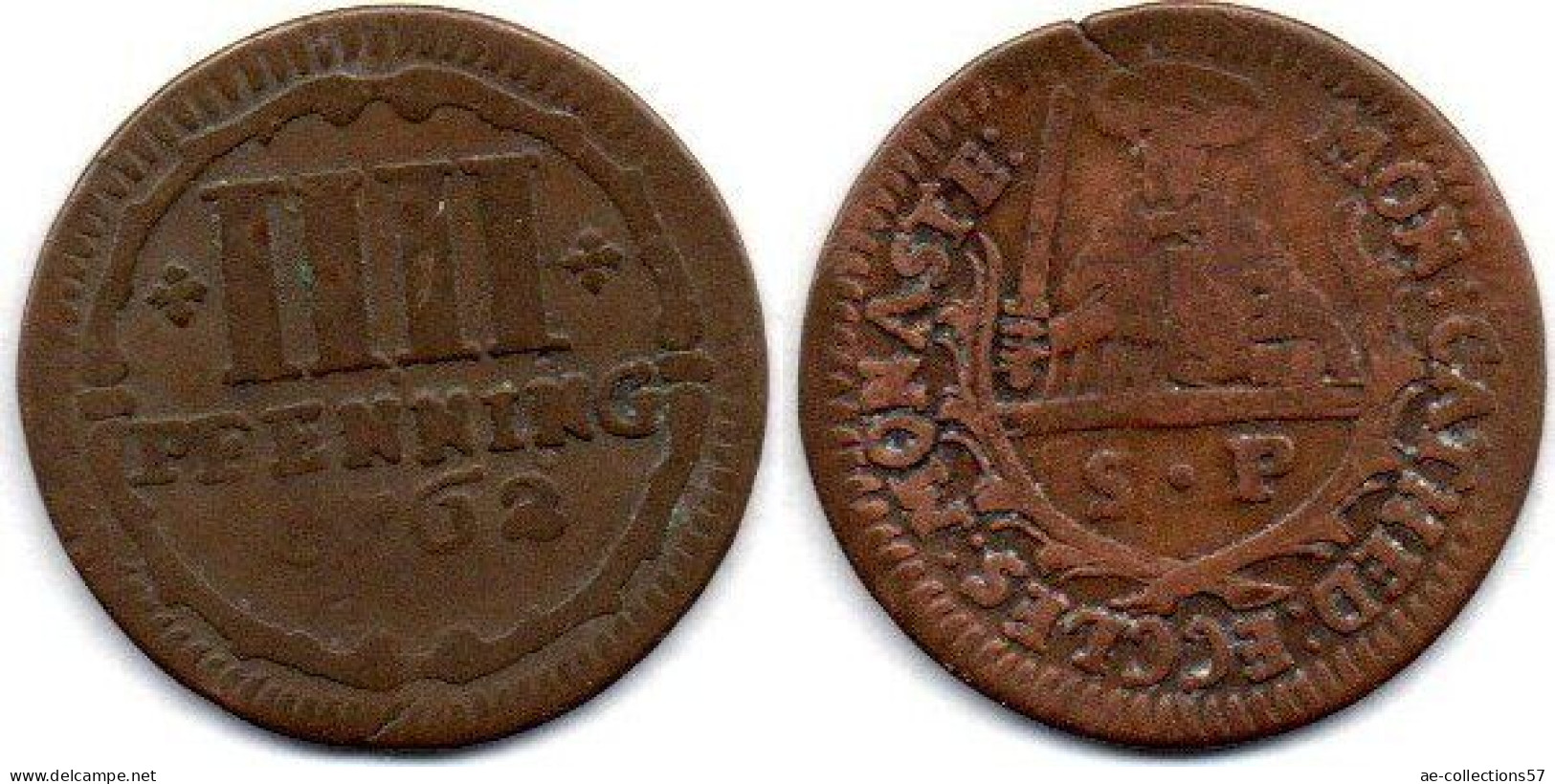 MA 25061 / Munster IIII Pfennig 1762 TB - Monedas Pequeñas & Otras Subdivisiones