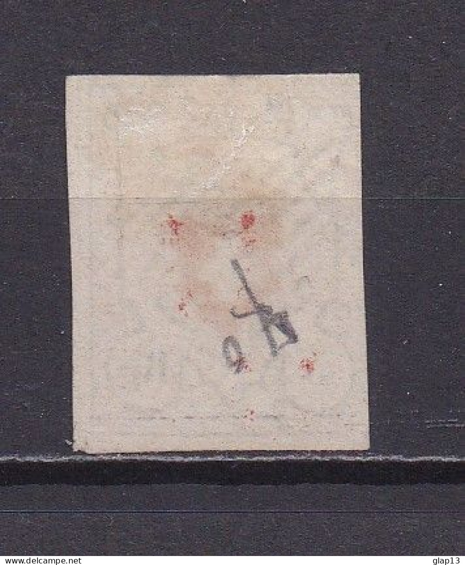 SUISSE 1851 TIMBRE N°20 OBLITERE CROIX - 1843-1852 Federal & Cantonal Stamps