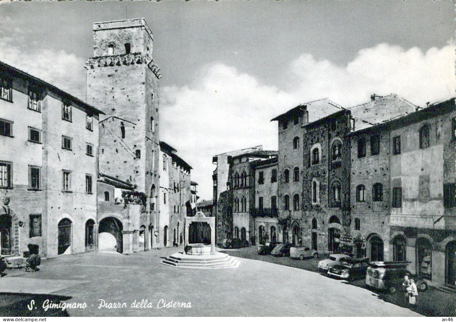 S.GIMIGNANO - PIAZZA DELLA CISTERNA - Vgt. - Carrara