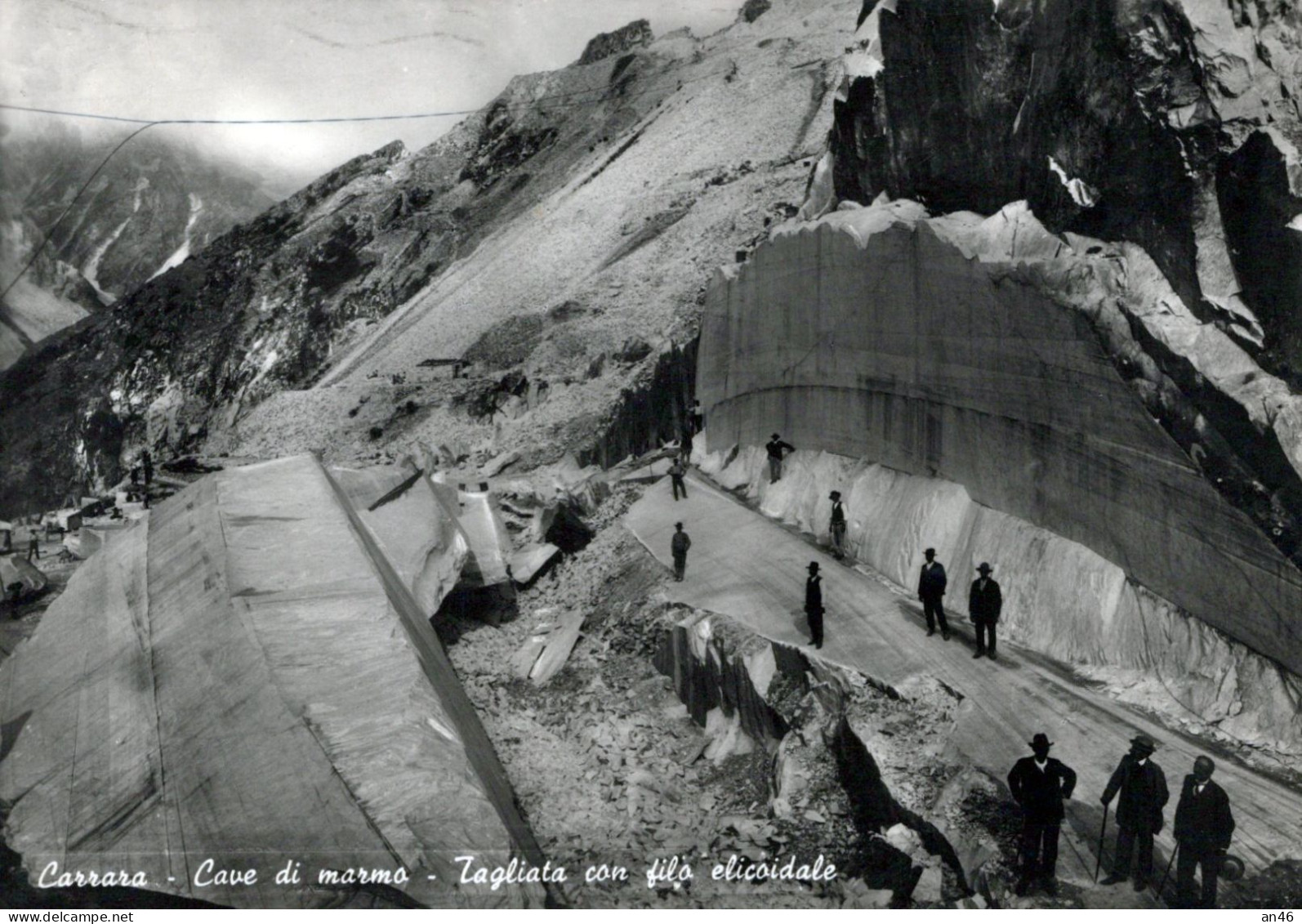 CARRARA - CAVE DI MARMO- Vgt.1956 - Carrara