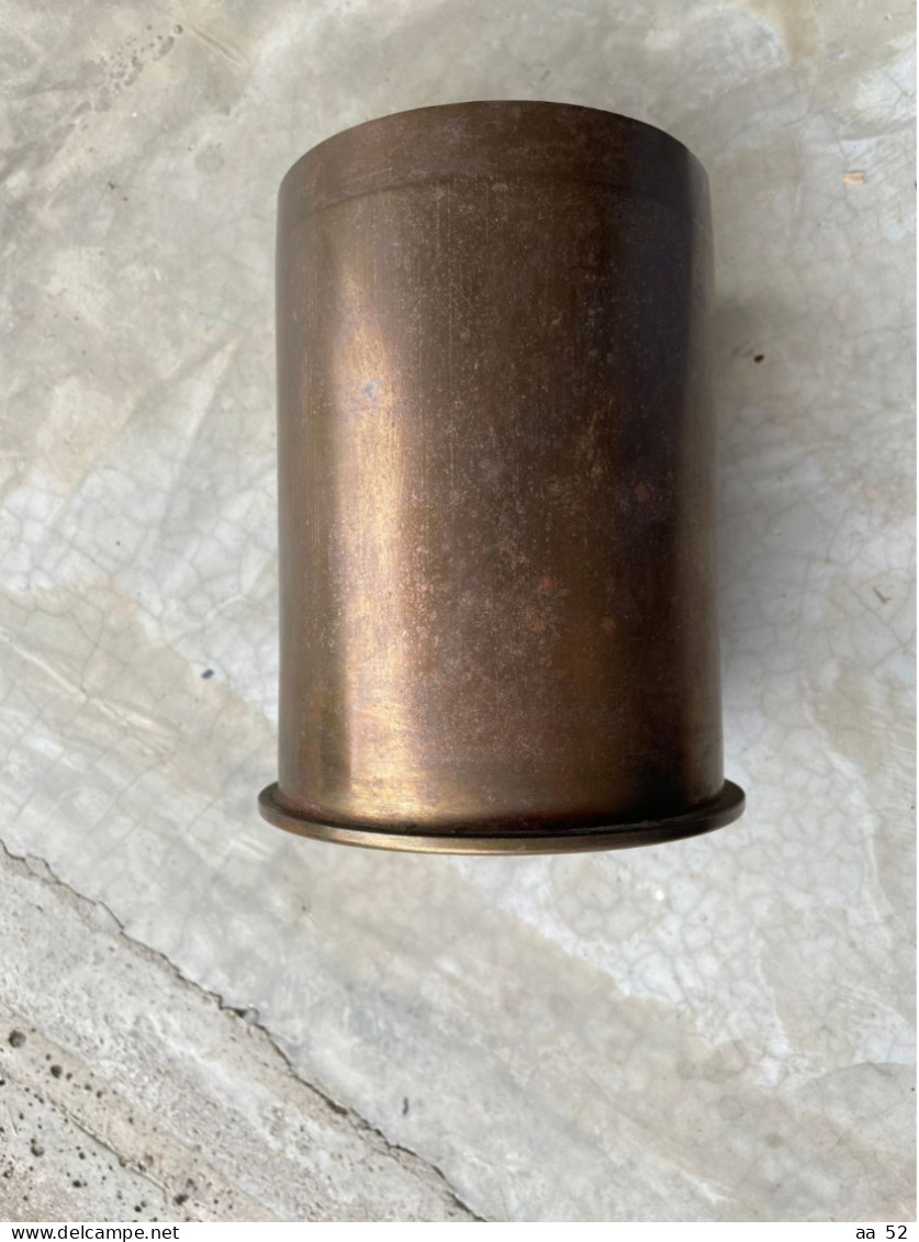 Douille Allemande 110mm Pour Obusier 10,5cm FH18 - German Shell Case. - 1939-45