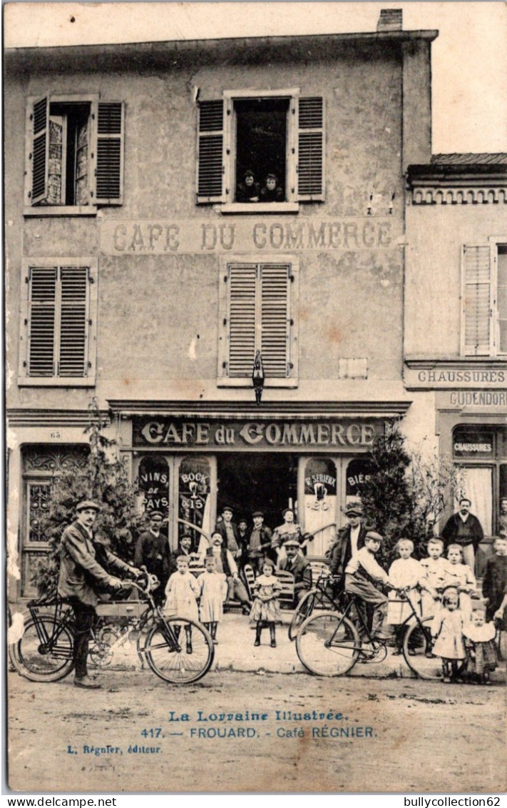 CPA - SELECTION -  FROUARD   -  Café REGNIER - Frouard