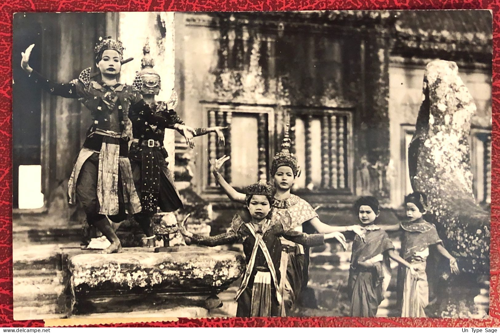 Cambodge, Divers (1ère émission) Sur Carte Postale TAD Phnom Penh 11.9.1952, Pour La France  - (B1762) - Cambodja