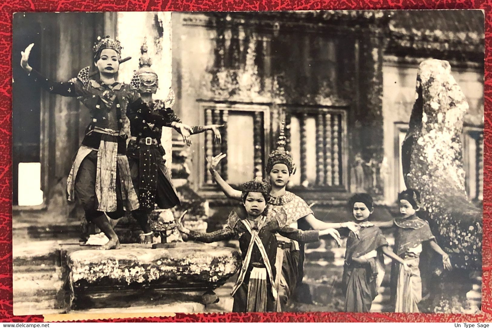 Cambodge, Divers (1ère émission) Sur Carte Postale TAD Phnom Penh 11.9.1952, Pour La France  - (B1762) - Cambodia