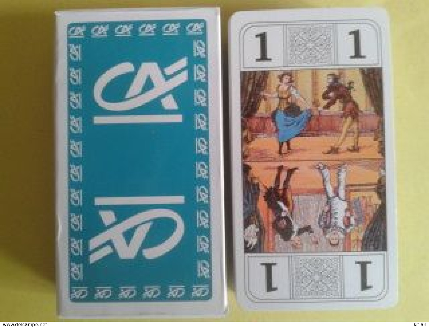 CA Crédit Agricole. Jeu De Tarot Tres Bon état. Boite Carton - Tarot