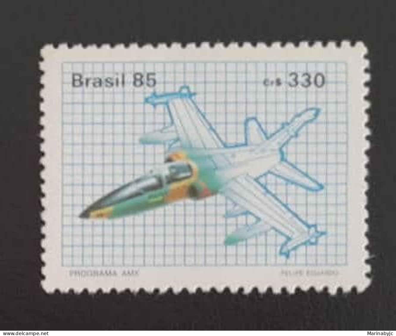 SD)1985. BRAZIL. PLANE. MNH - Collections, Lots & Séries