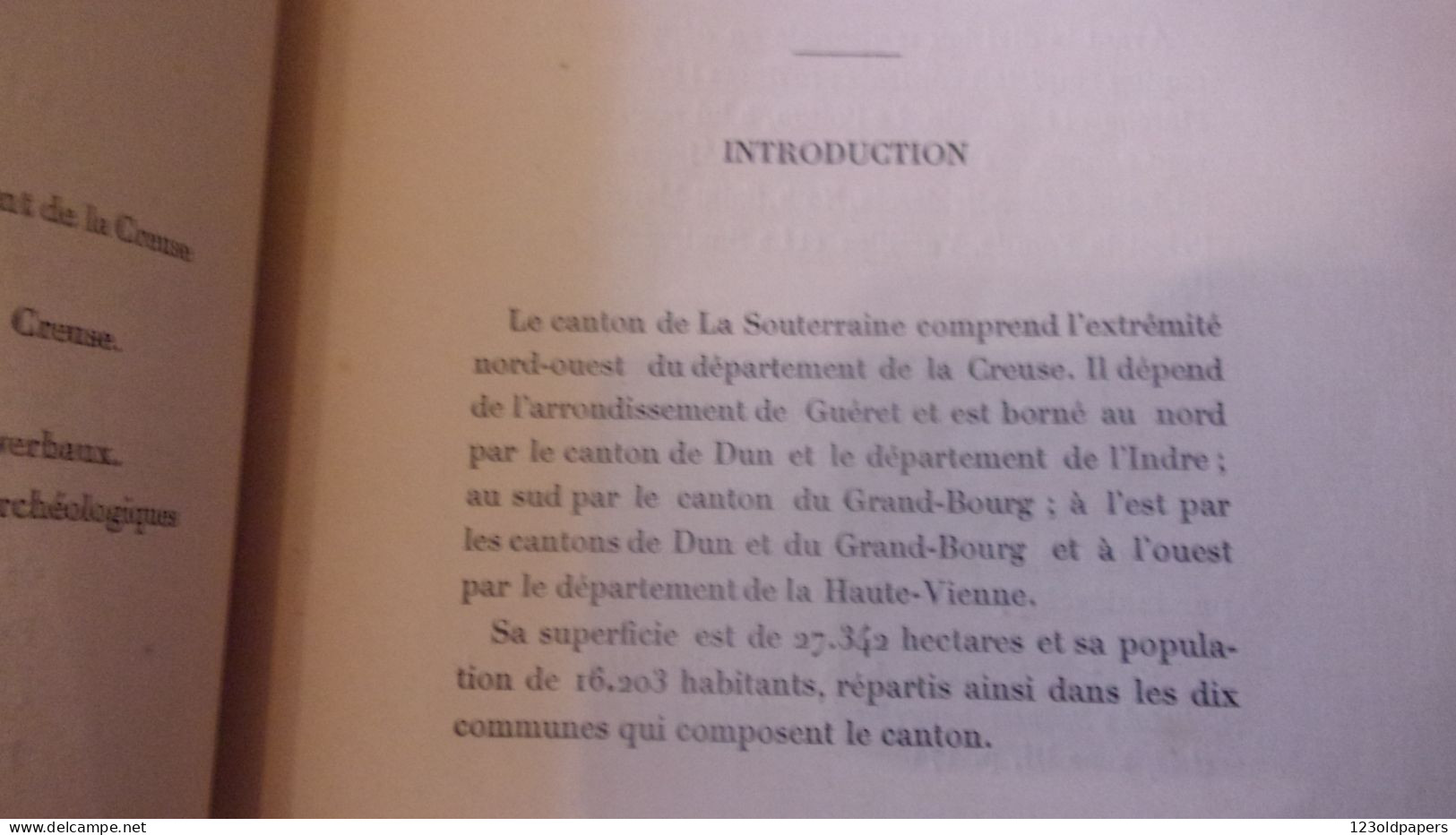 CREUSE 1905  ALB MONTAUDON  DE LA PROPRIETE RURALE  ET CAUSES  VARIATIONS DE SA VALEUR DANS CANTON LA SOUTERRAINE - Limousin