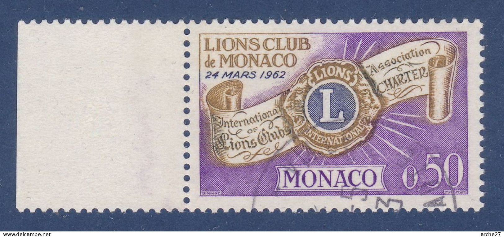 TIMBRE MONACO N° 613 OBLITERE - Usados