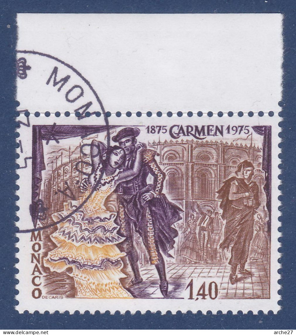 TIMBRE MONACO N° 1009 OBLITERE BDF - Usados