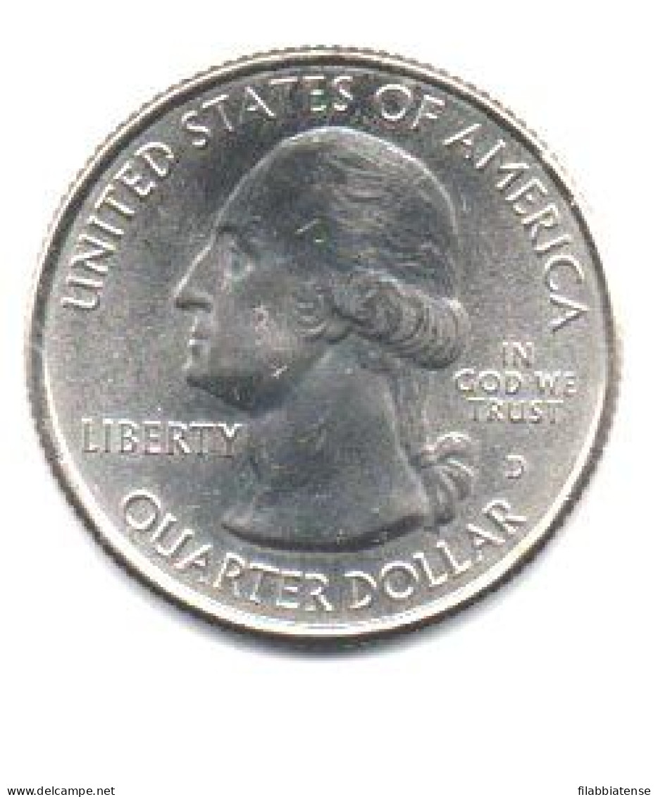 2014 - Stati Uniti 25 Cents - Quarter Great Smoky Mountains   D     ------ - 2010-...: National Parks