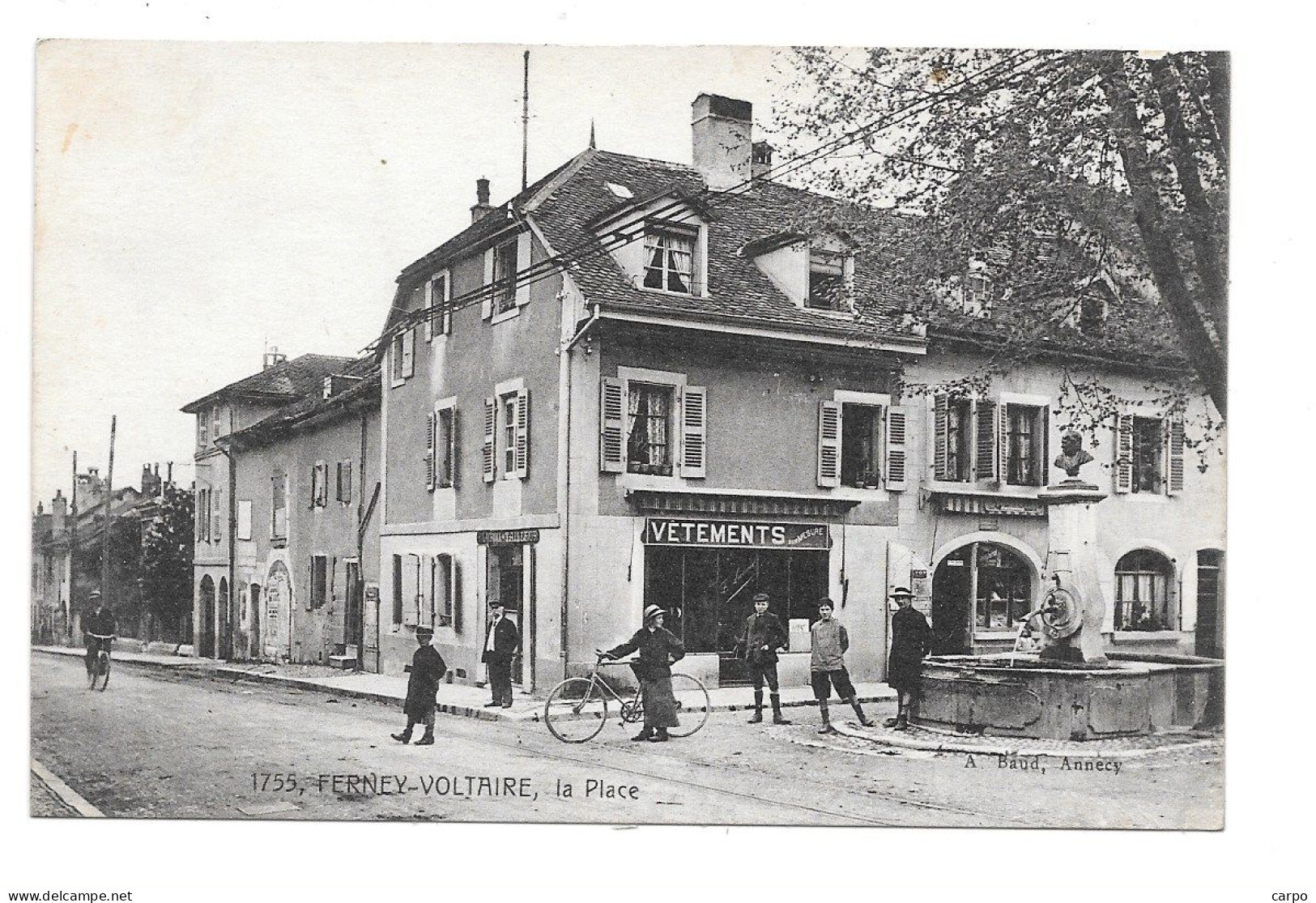 Ferney - Voltaire, La Place. (Vélo) - Ferney-Voltaire