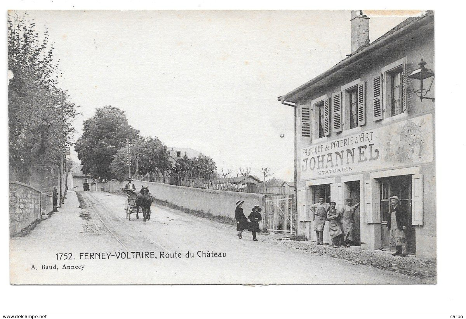 Ferney-Voltaire, Route Du Château. ( Potier, Poterie Johannel) - Ferney-Voltaire