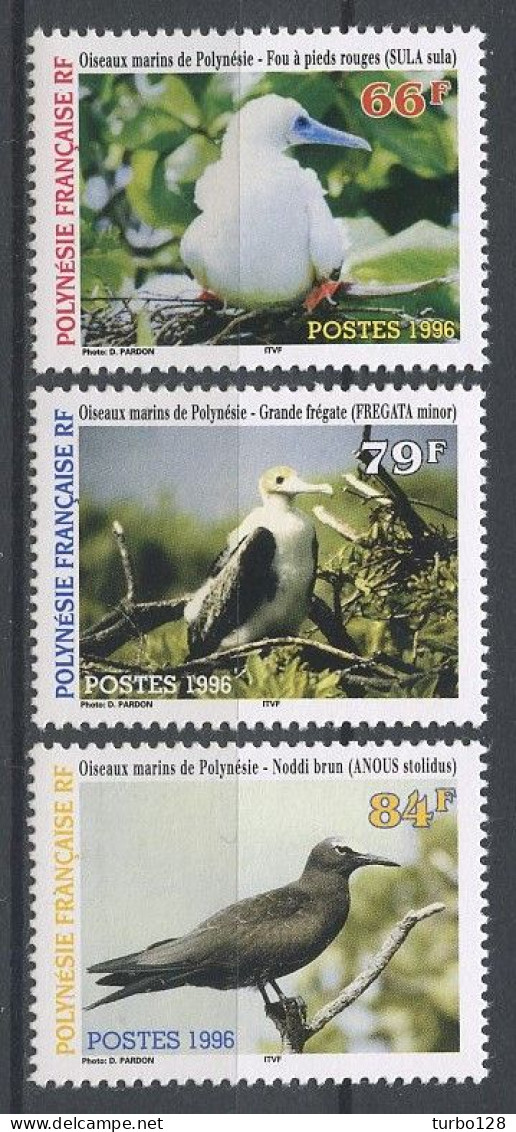 POLYNESIE 1996 N° 510/512 ** MNH Superbes C 5,90 € Faune Oiseaux Fou Frégate Birds Fauna Animaux - Neufs