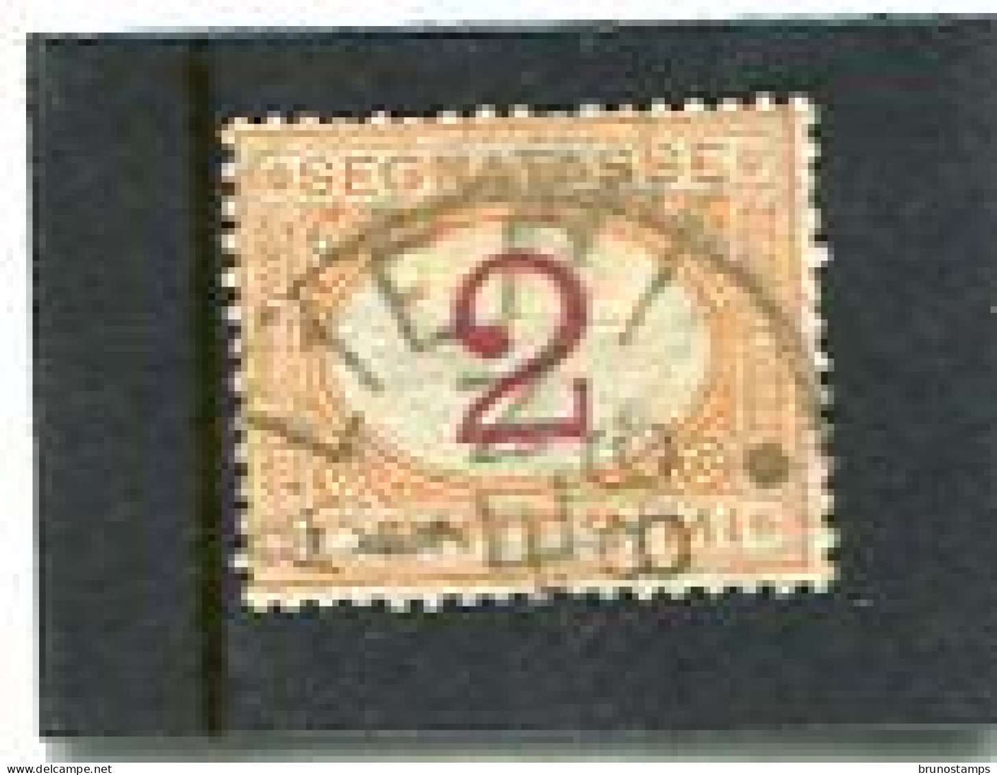 ITALY/ITALIA - 1870  POSTAGE DUE  2c  FINE USED - Strafport