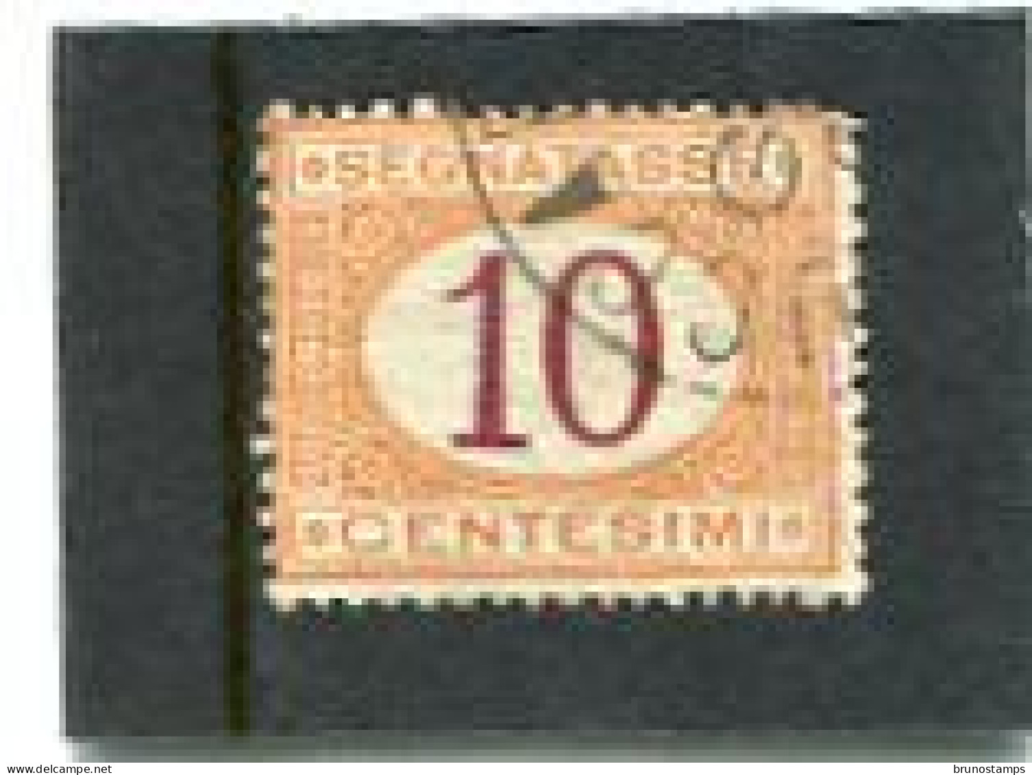 ITALY/ITALIA - 1870  POSTAGE DUE  10c  FINE USED - Strafport