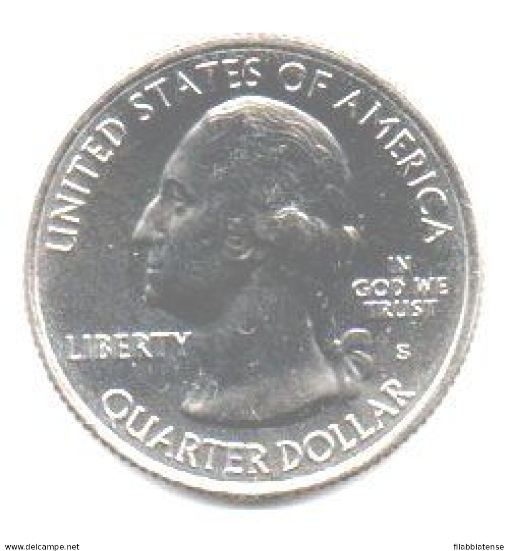 2014 - Stati Uniti 25 Cents - Quarter Arches   S     ------ - 2010-...: National Parks