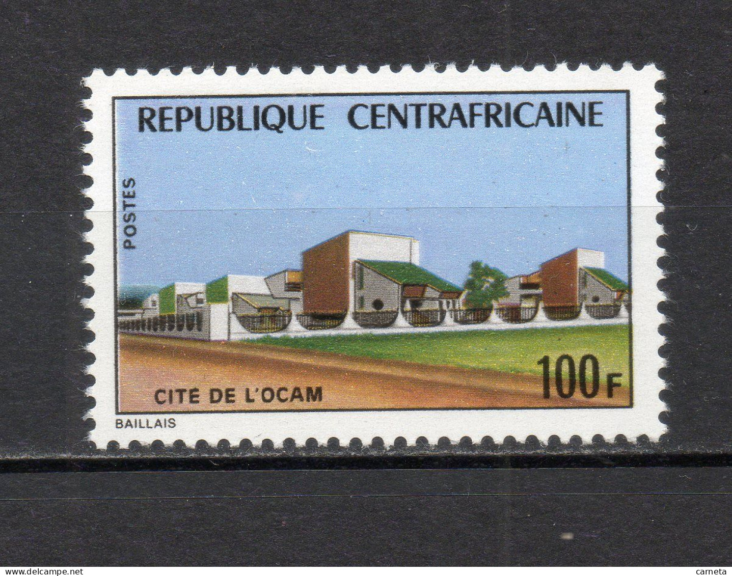 CENTRAFRIQUE N° 231    NEUF SANS CHARNIERE COTE 1.00€  ORGANISATION COMMUNE AFRICAINE ET MALGACHE - Centrafricaine (République)