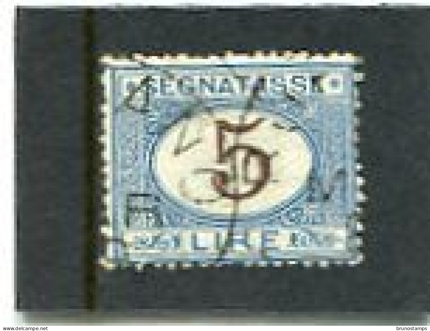 ITALY/ITALIA - 1870  POSTAGE DUE  5 L  FINE USED - Taxe