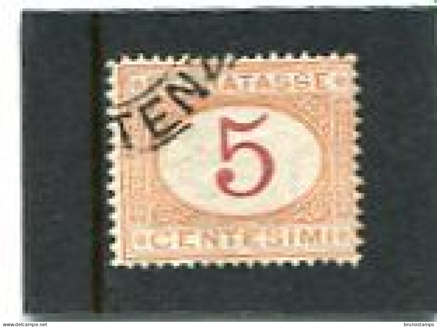 ITALY/ITALIA - 1890  POSTAGE DUE  5c  FINE USED - Strafport