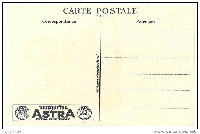 Cpa Margarine Astra Signée Béatrice Mallet : Recette Sauté D'agneau Aux Petits Pois ( Chien ) (PUB) - Publicité