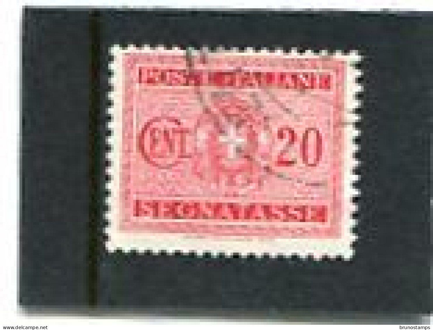 ITALY/ITALIA - 1934  POSTAGE DUE  20c  FINE USED - Postage Due