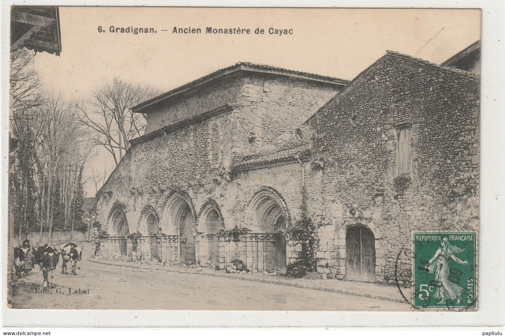 170 DEPT 33 : édit. G Labat N° 6 : Gradignan Monastère De Cayac - Gradignan