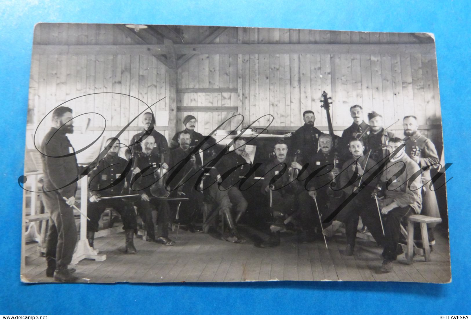 Feldpost  Capl Gullet 4 Cie N° 861 Gefangenenlager  A. Guillet France Music Corps Kiosk Fanfare - Regiments