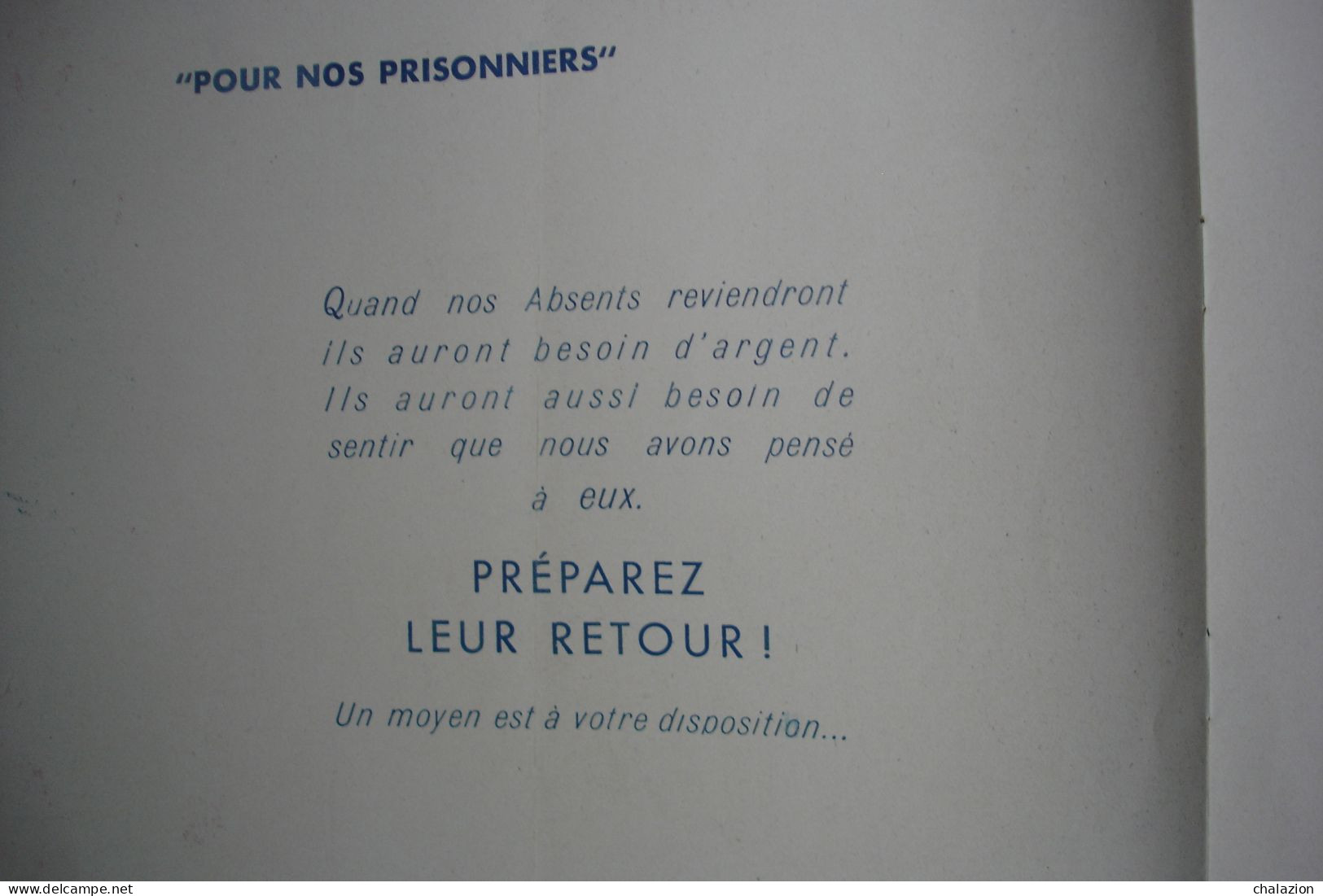 Guerre  39-45 Soirée Cinéma Imperator Pour Nos Déportés 4 Juillet 1945 - 1939-45