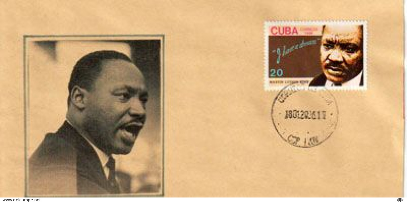 Hommage à Martin Luther King Sur Lettre De Cuba - Martin Luther King