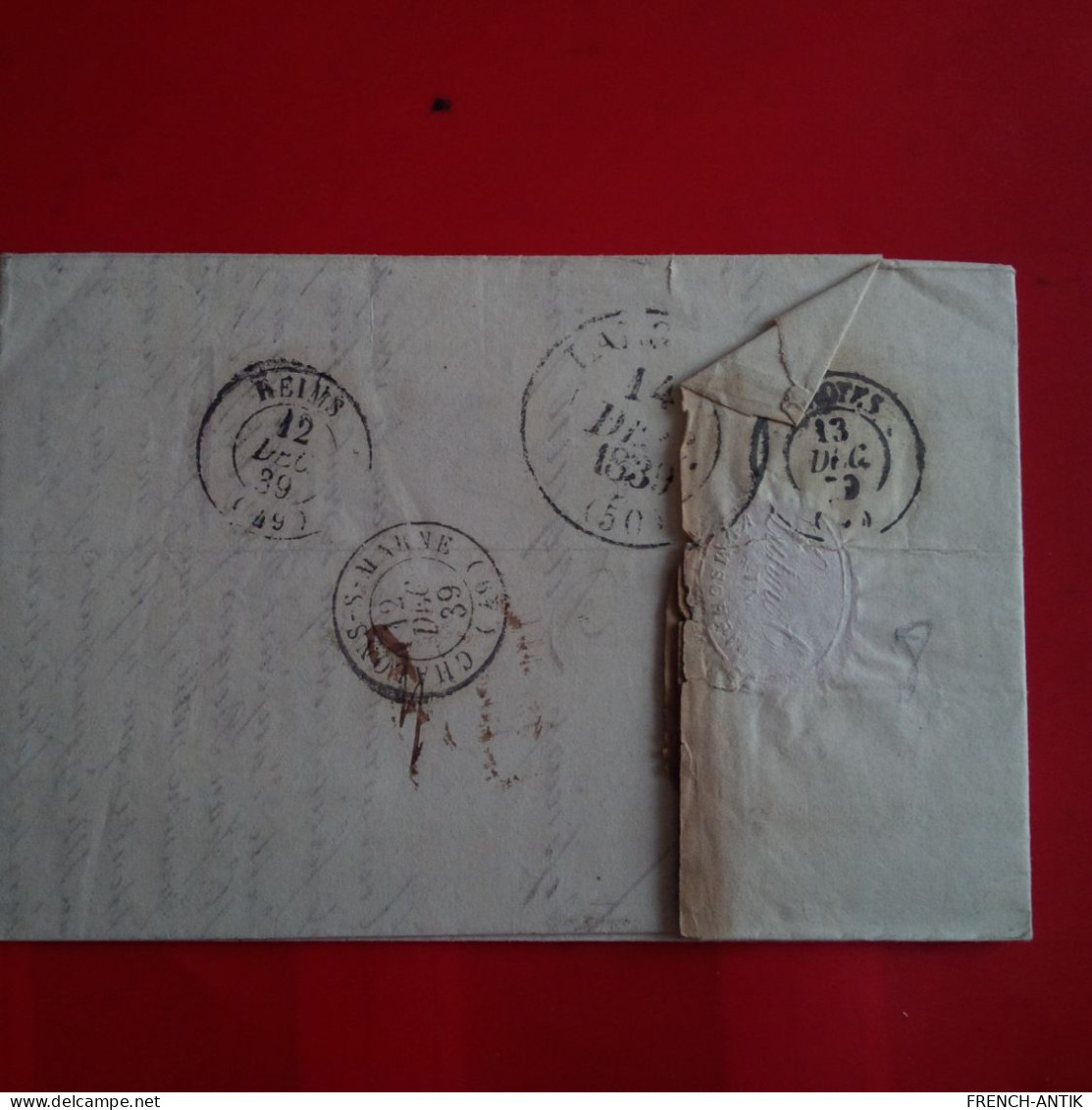 LETTRE REMSCHEID POUR LANGES 1839 - Prephilately