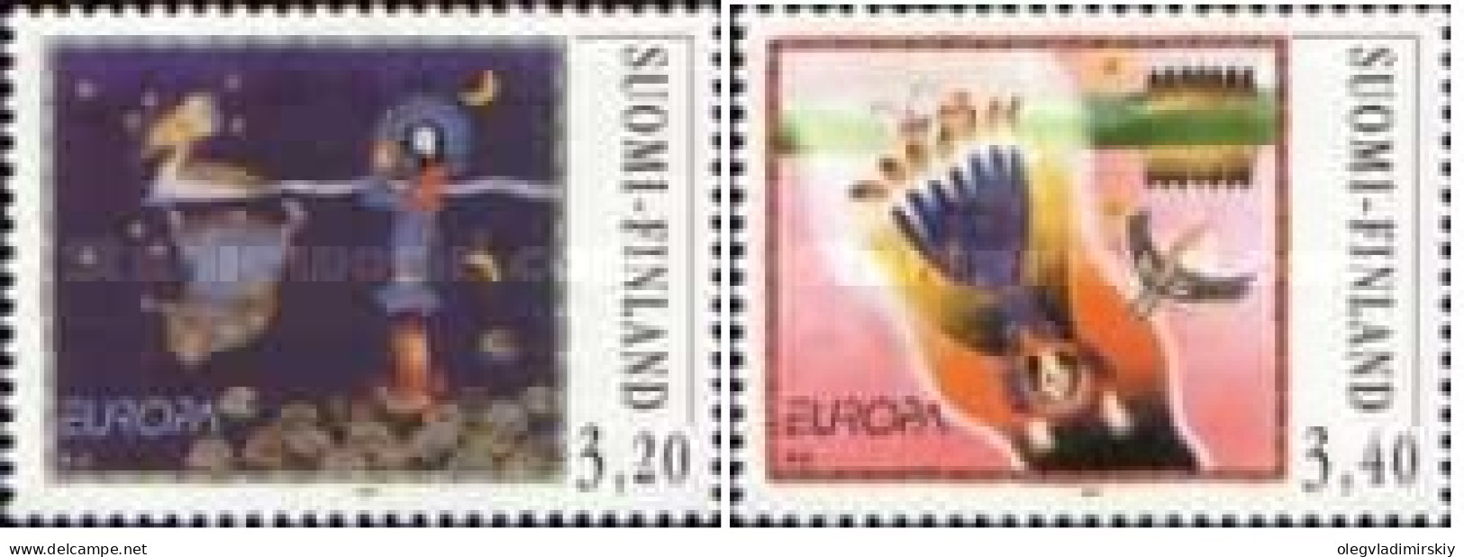 Finland Finlande Finnland 1997 Europa CEPT Fairy Tales Set Of 2 Stamps Mint - 1997