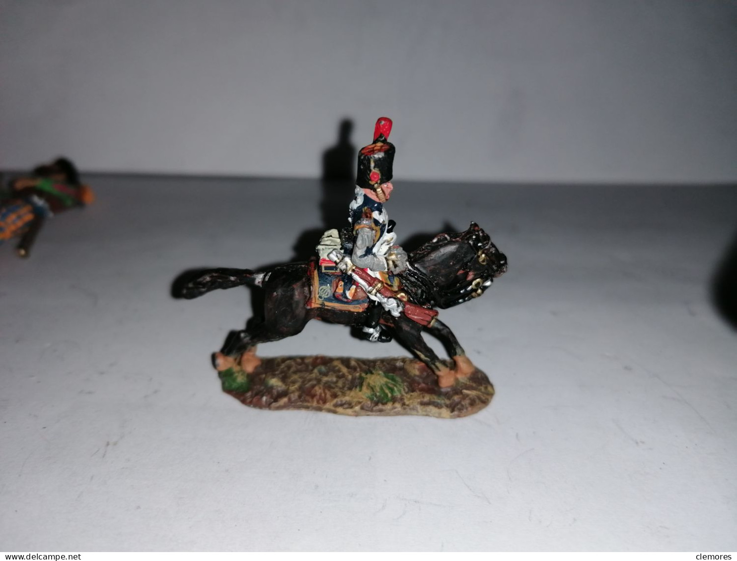 FIGURINE CAVALIER NAPOLEONNIEN EN PLOMBS - Armee