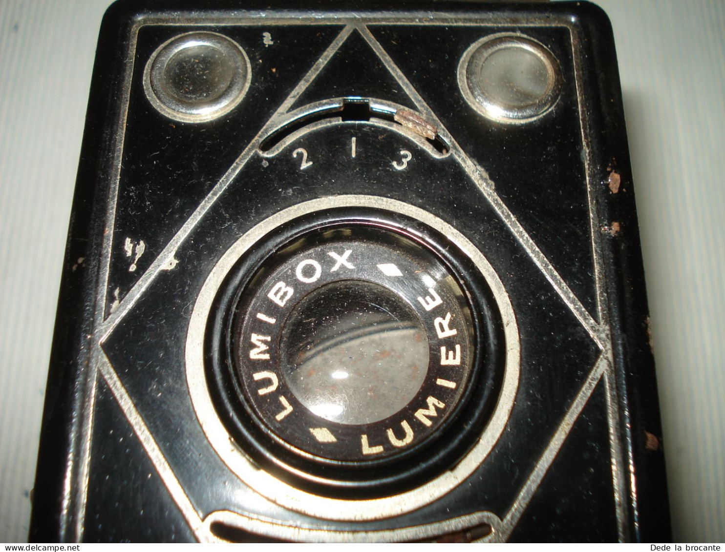 O13 / Appareil Photo Vintage " Lumibox Lumière " + Valisette En Cuir - Macchine Fotografiche