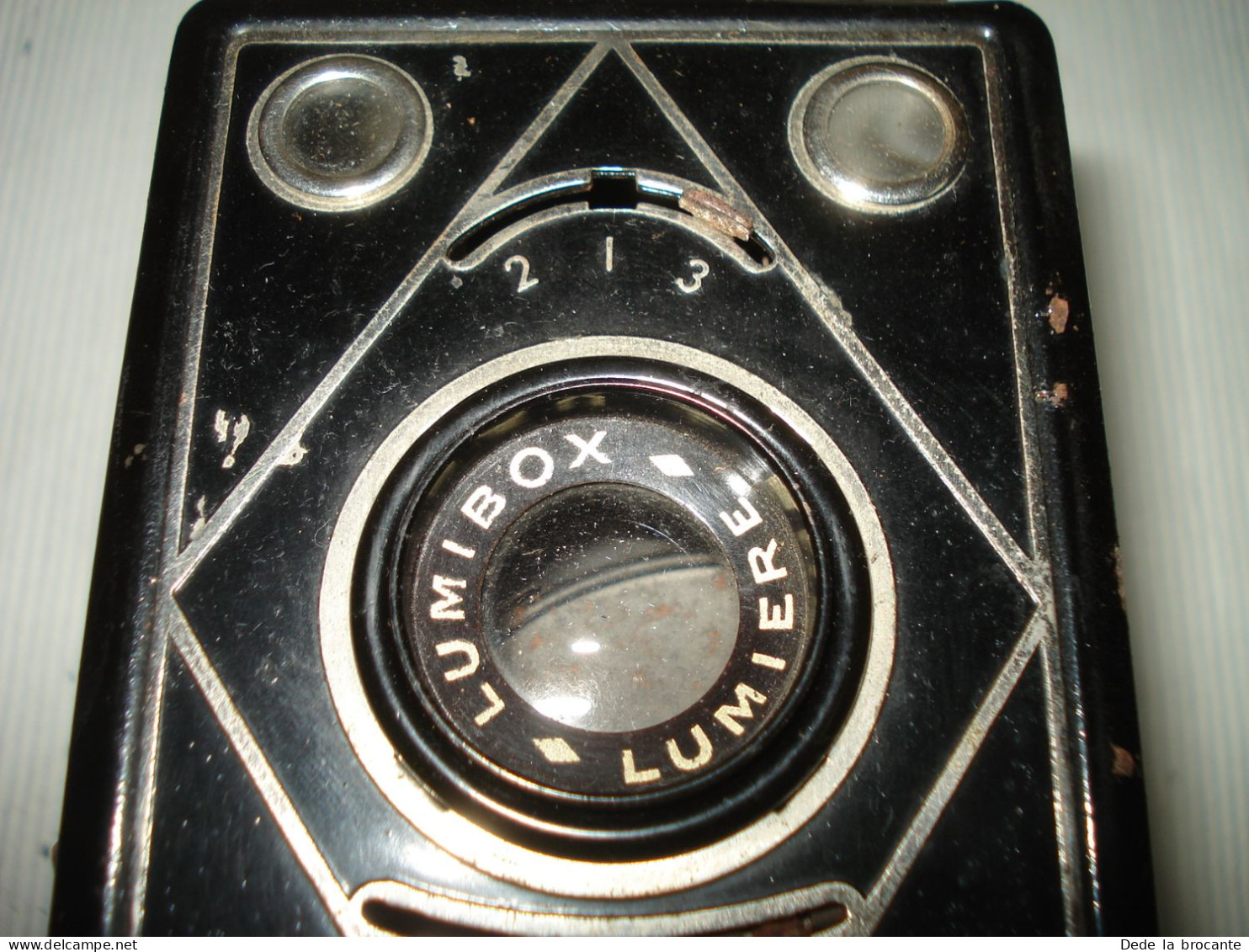 O13 / Appareil Photo Vintage " Lumibox Lumière " + Valisette En Cuir - Appareils Photo