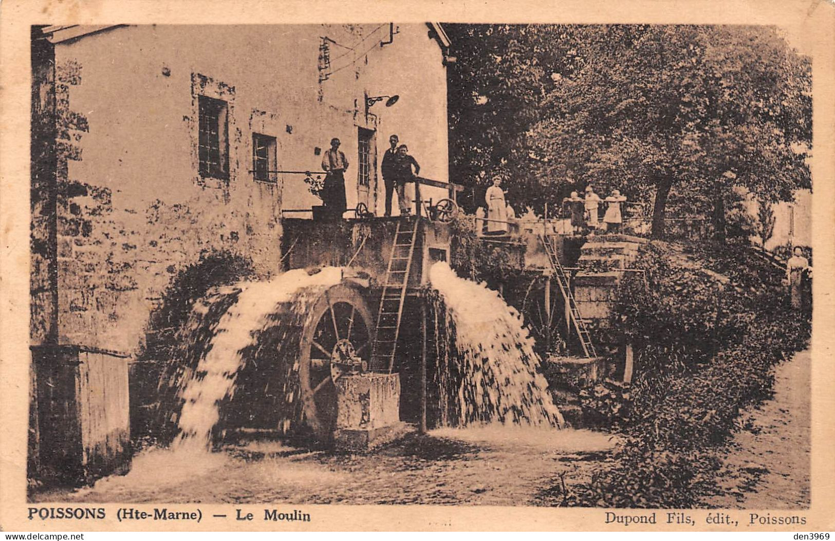 POISSONS (Haute-Marne) - Le Moulin - Roue à Aubes - Poissons