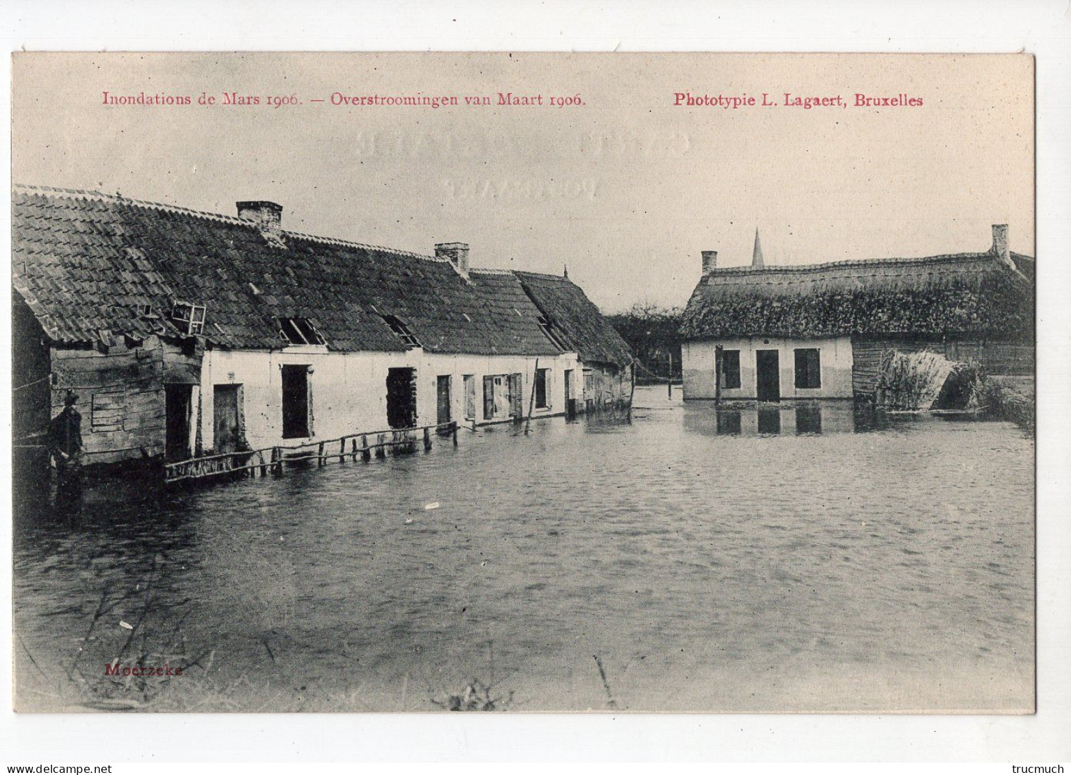 MOERZEKE - Overstroomingen Van Maart 1906 - Inondations De Mars 1906 - Hamme