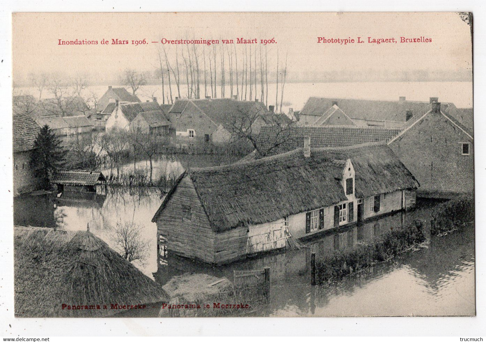 MOERZEKE - Overstroomingen Van Maart 1906 - Inondations De Mars 1906 - Hamme