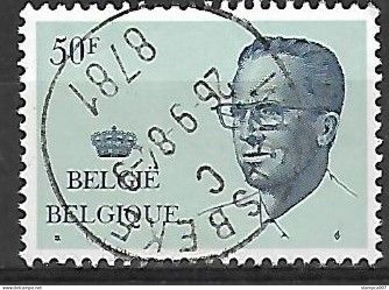 OCB Nr 2022 Boudewijn Baudouin Velghe - Centrale Stempel  Wielsbeke 8781 - 1981-1990 Velghe