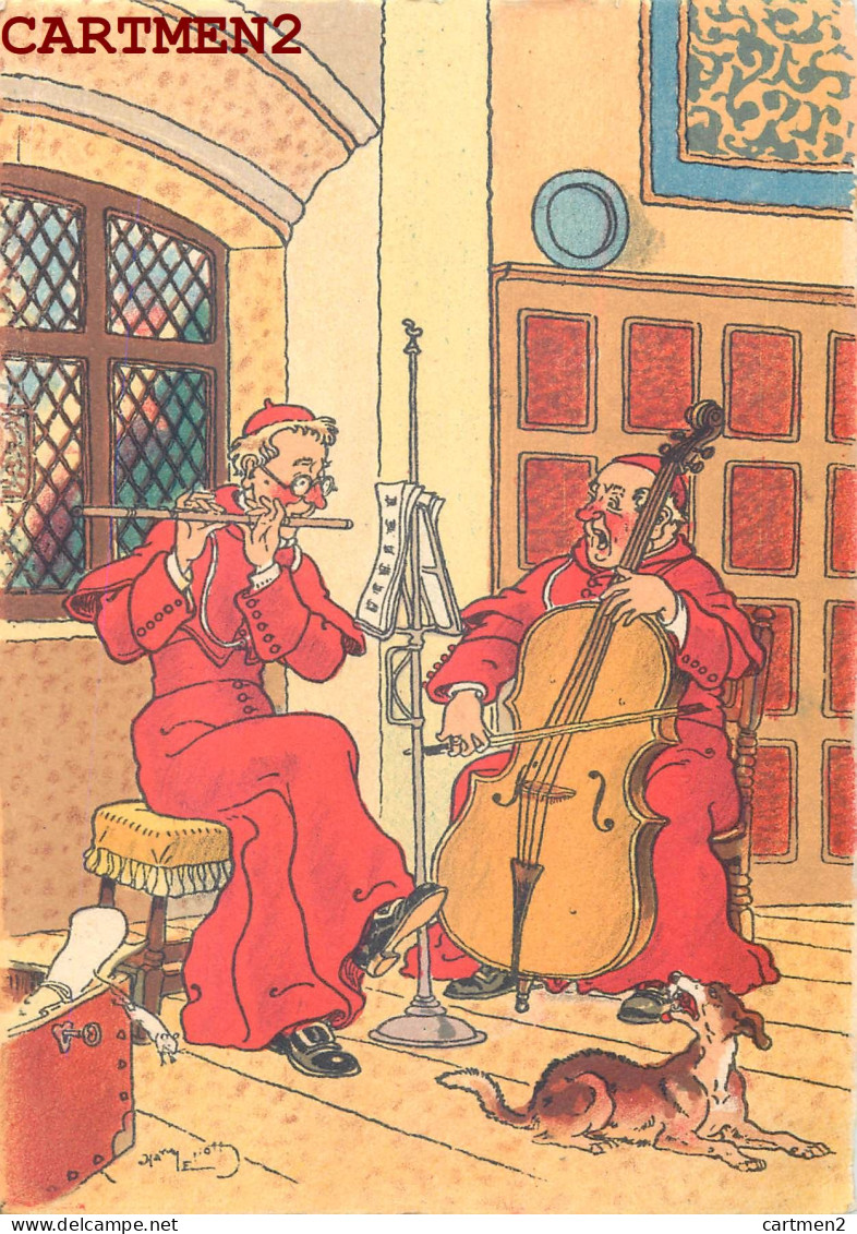 ILLUSTRATEUR HARRY ELIOTT CURE PRETRE MUSIQUE MUSICIEN RELIGION BARRE § DAYEZ  - Elliot