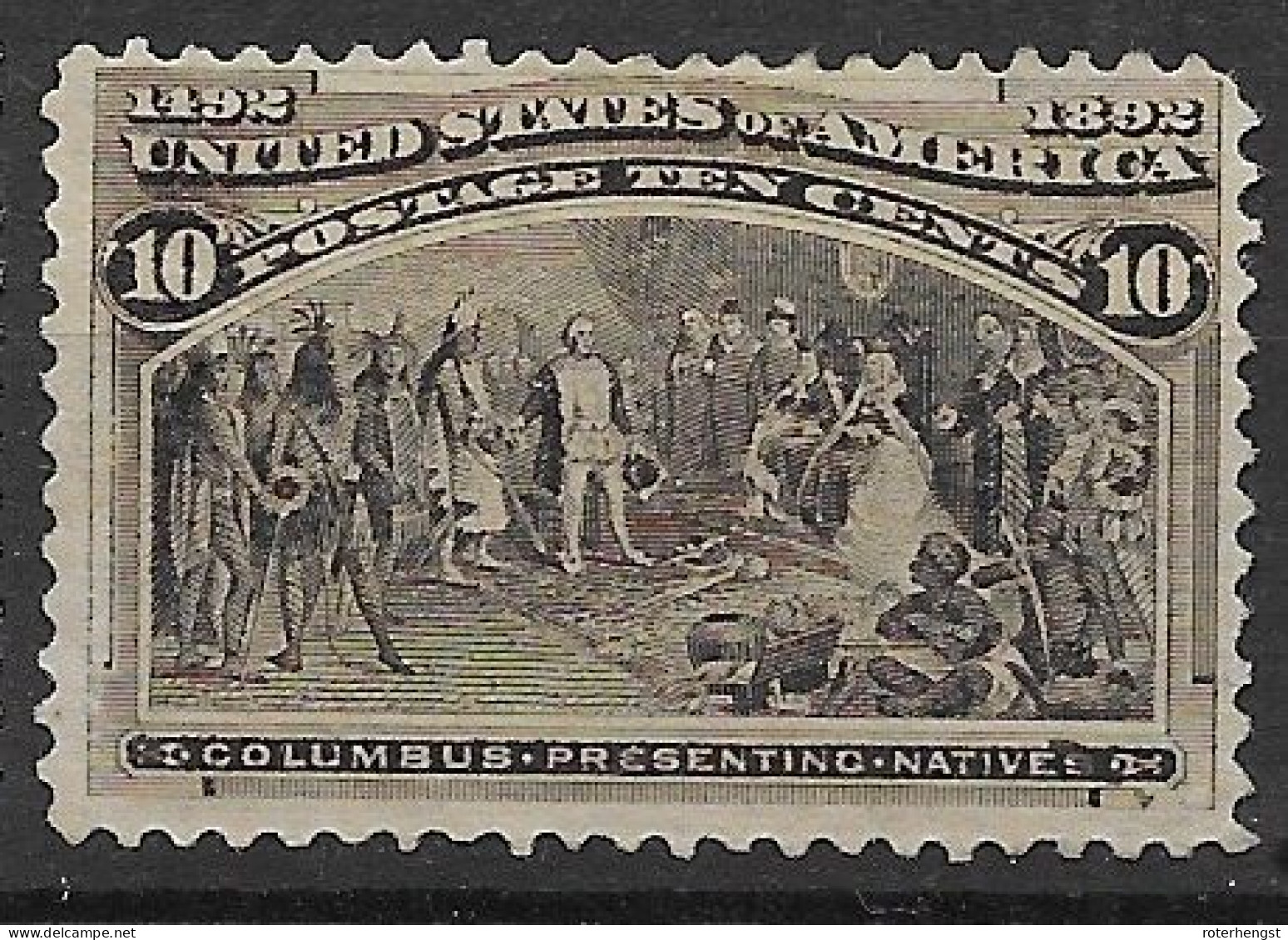 USA Mh * 1893 140 Euros Columbus - Neufs