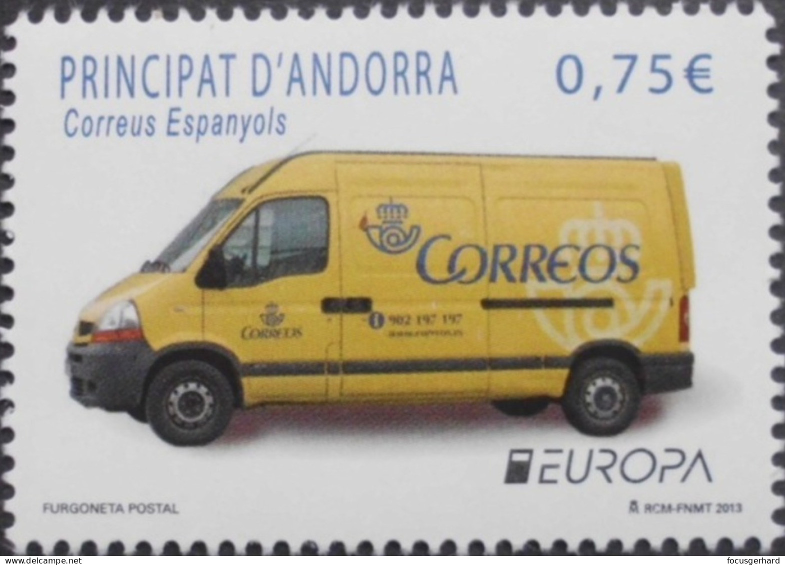 Andorra   SP  Europa  Cept   Postfahrzeuge     2013 ** - 2013