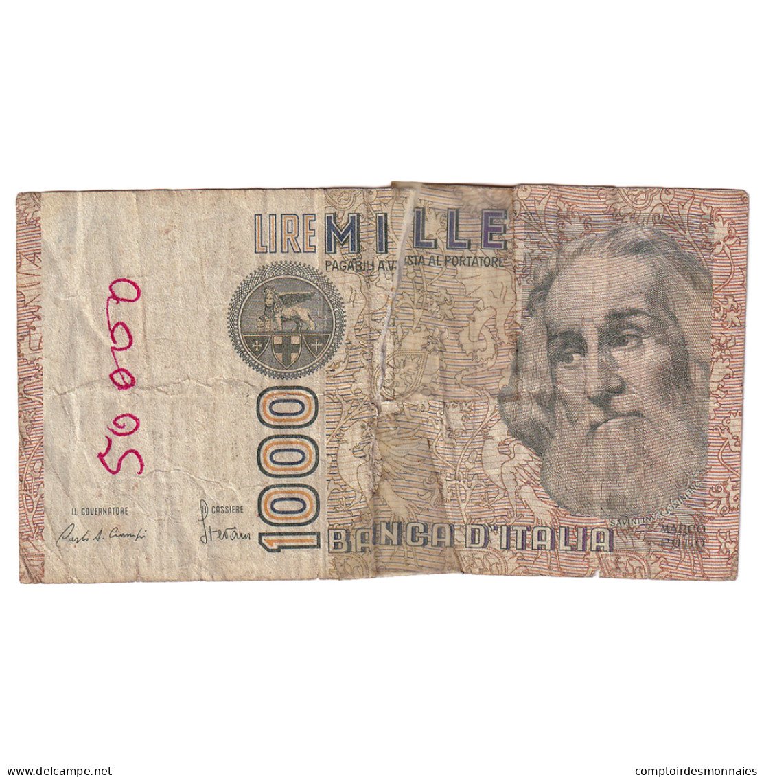 Billet, Italie, 1000 Lire, 1982, 1982-01-06, KM:109a, B - 1000 Lire