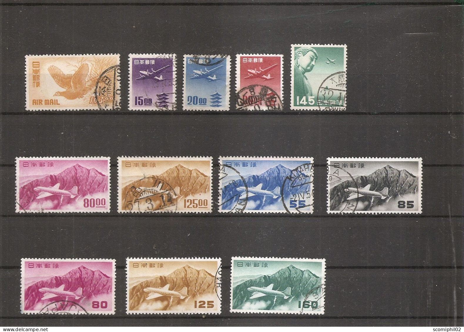 Japon ( Lot De Timbres Différents De PA  Oblitérés ) - Airmail