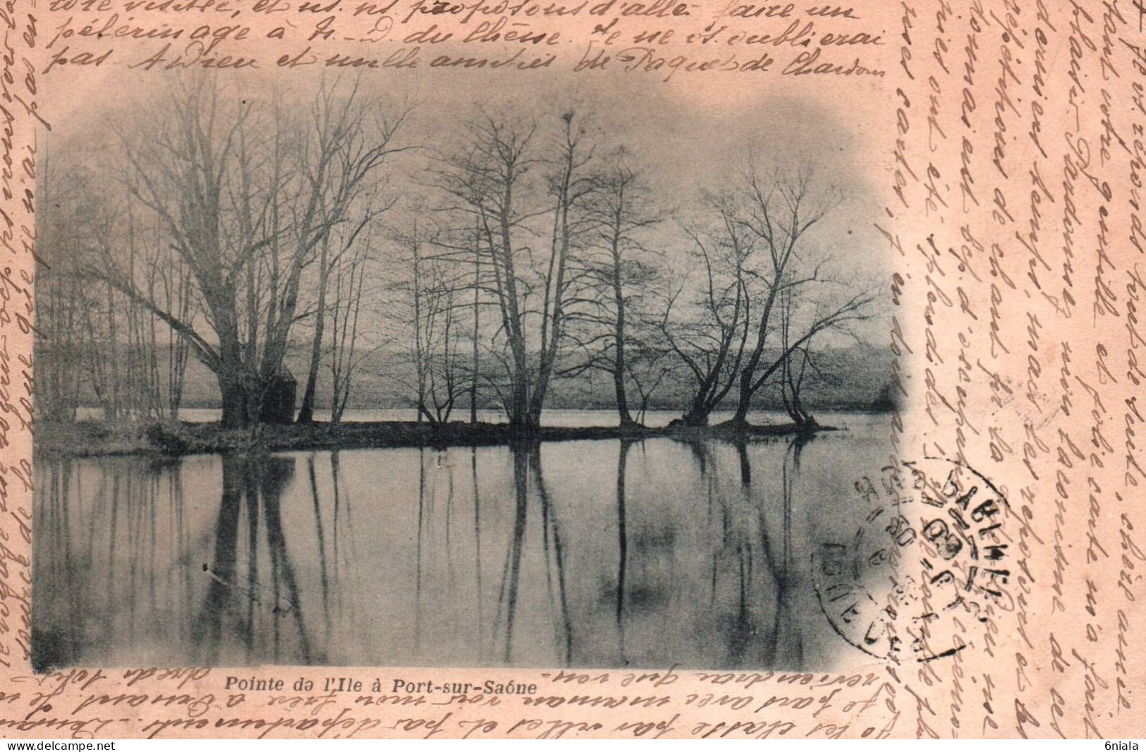 19388  Pointe De L' Île à PORT SUR SAONE  ( 2 Scans) 70 - Port-sur-Saône