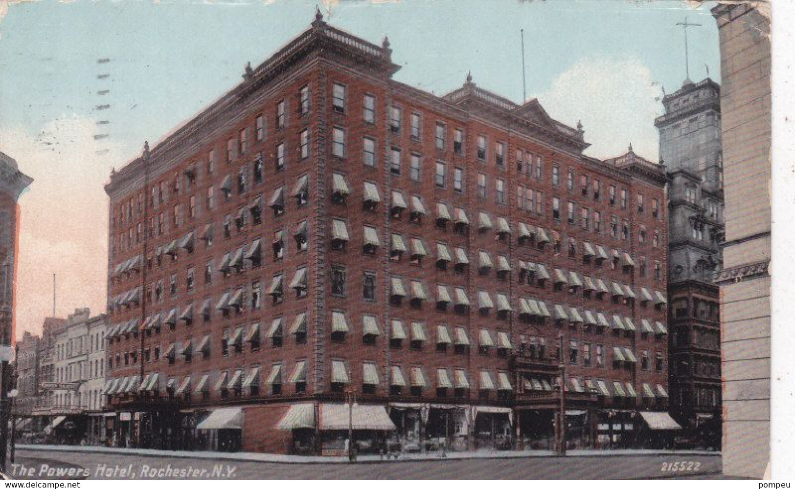 QT - LITHO - New York -  Rochester, The Powers Hotel  -  1918 - Wirtschaften, Hotels & Restaurants