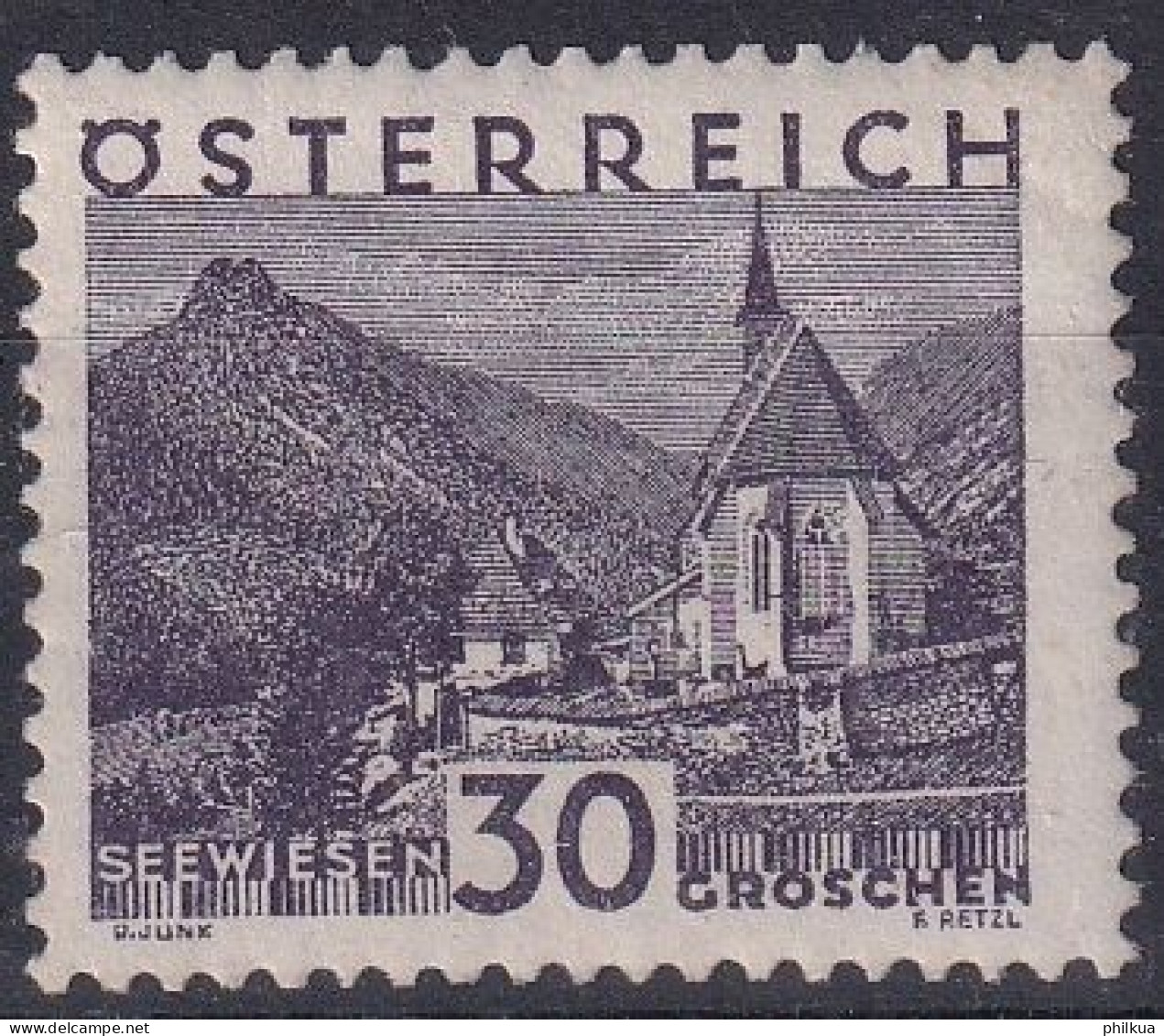 MiNr. 506 Österreich Freimarken: Landschaften Seewiesen (Steiermark) - Postfrisch/**/MNH - Ungebraucht