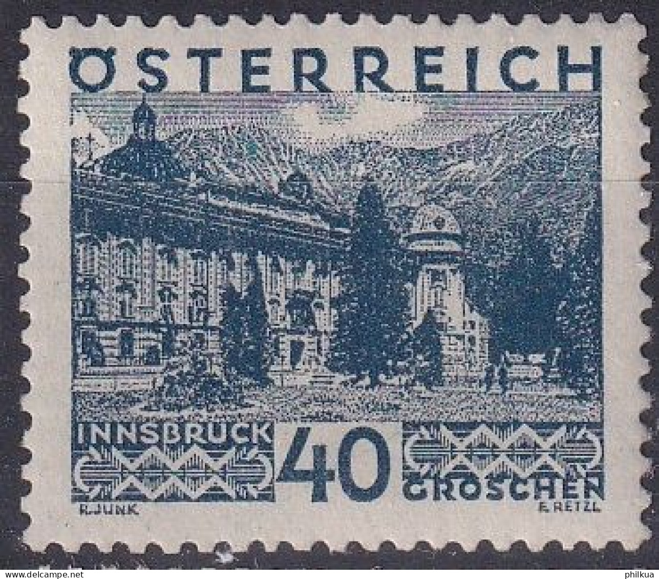 MiNr. 507 Österreich Freimarken: Landschaften Frühere Hofburg In Innsbruck (Tirol) - Postfrisch/**/MNH - Ungebraucht