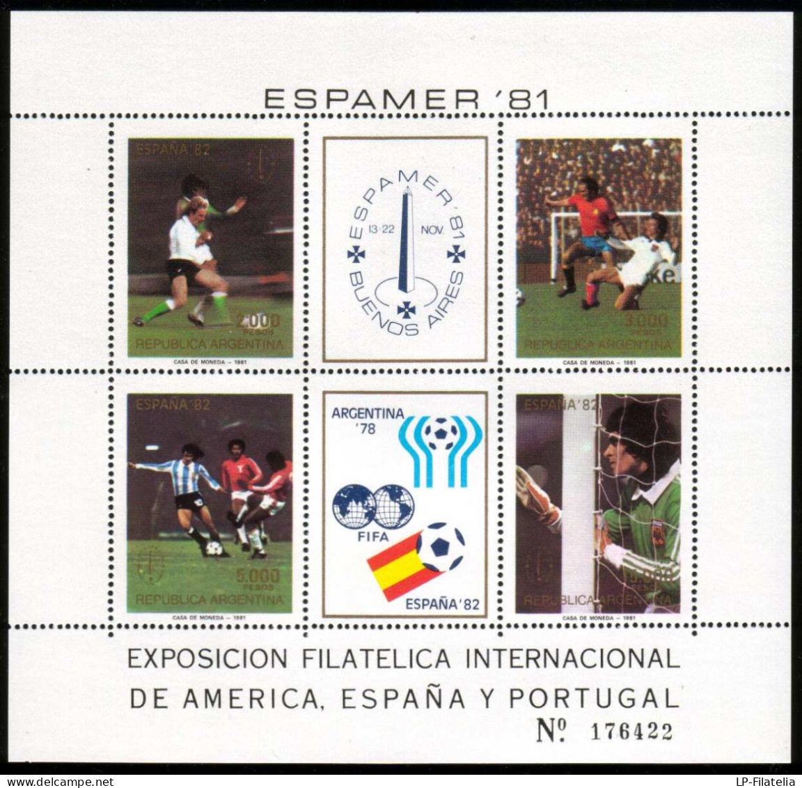 Argentina - 1981 - Spain '82 World Soccer Championship - ESPAMER '81 - Usati